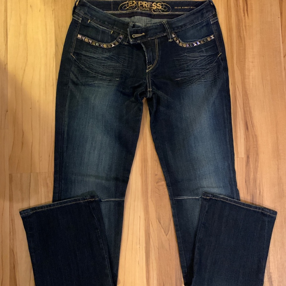 Express Sz 6 Jeans w/ Studded Pockets